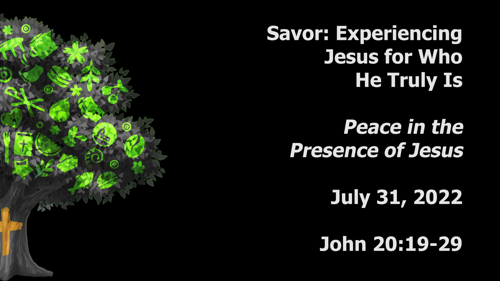 Peace In the Presence of Jesus